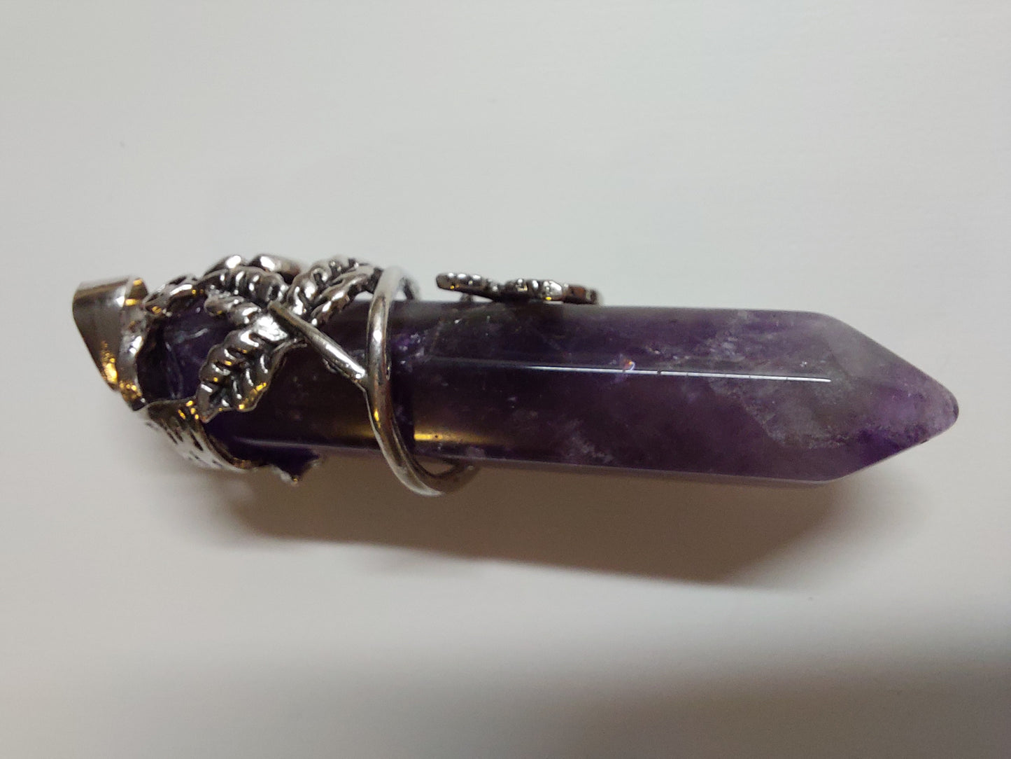 Pendel mit Ranke violett (Amethyst)