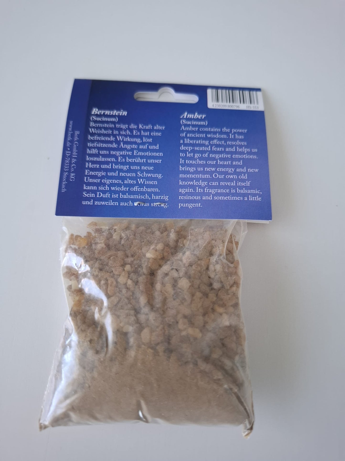 Räucherwerk Bernstein 50 g (Schutz / altes Wissen / Kraft)
