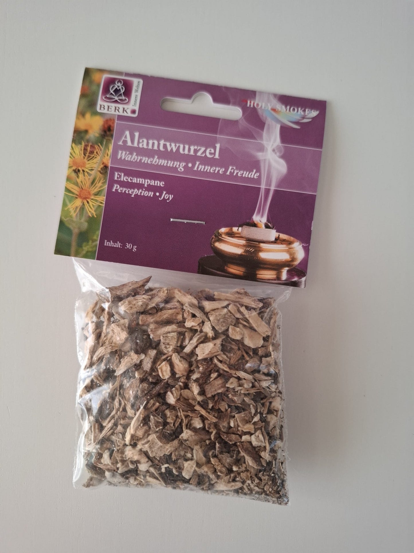 Räucherwerk Alantwurzel 30 g (Wahrnehmung / Innere Freude)