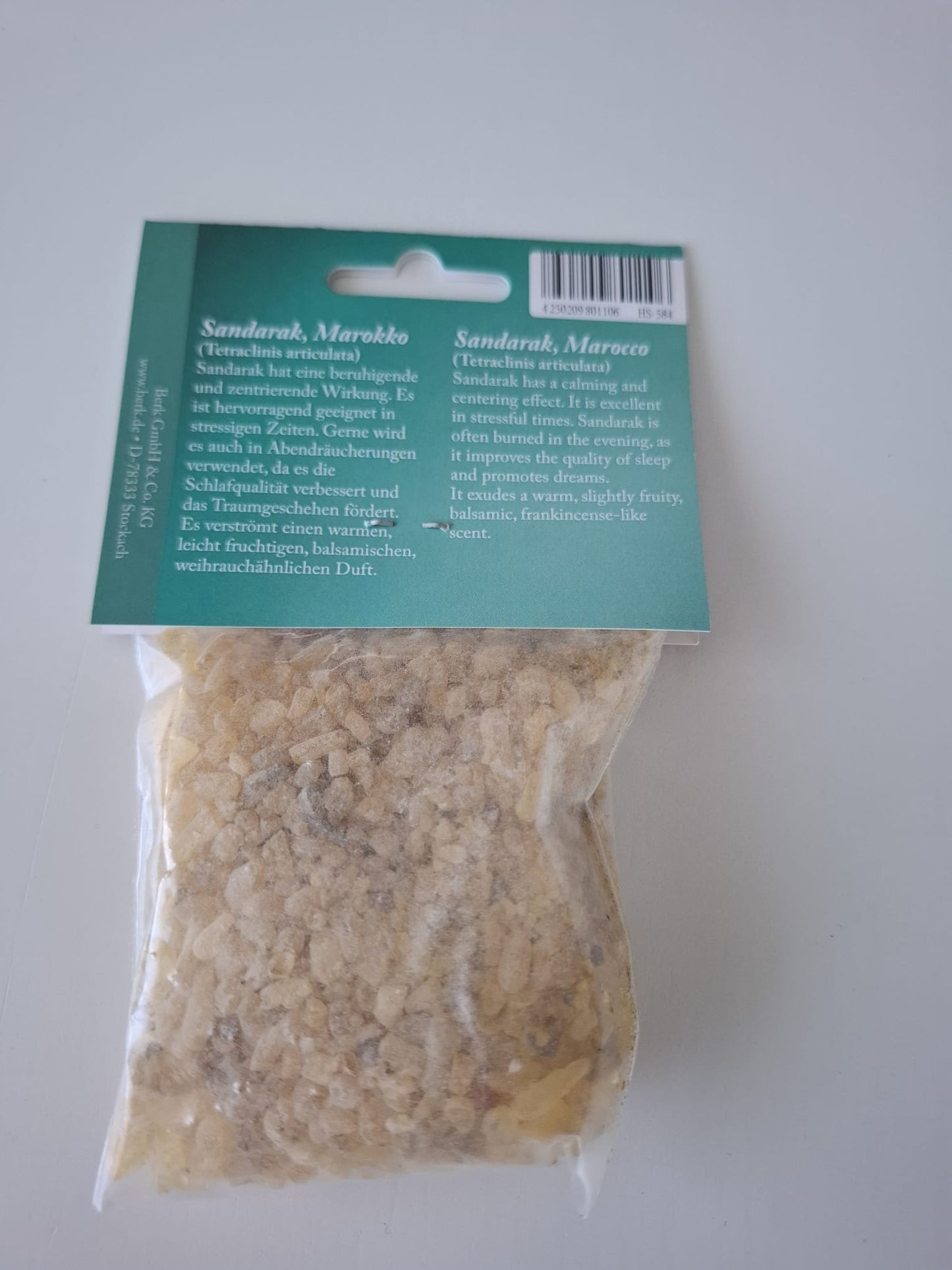 Räucherwerk Sandarak marokkanisch 50 g (Entspannung / erholsamer Schlaf)
