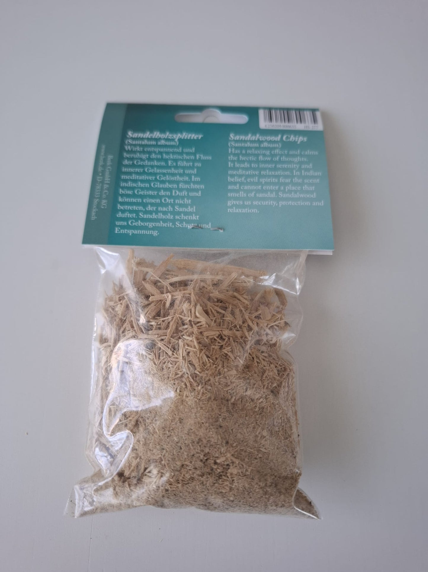 Räucherwerk Sandelholzsplitter 25 g (Entspannung / Meditation)