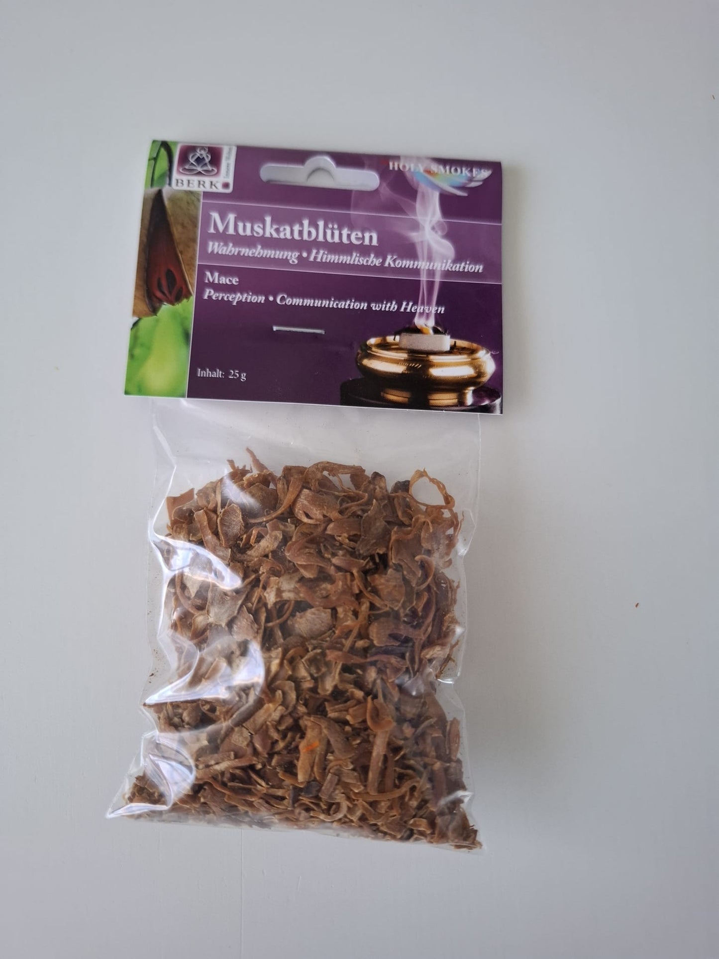 Räucherwerk Muskatblüten 25 g (Wahrnehmung / himmlische Kommunikation)