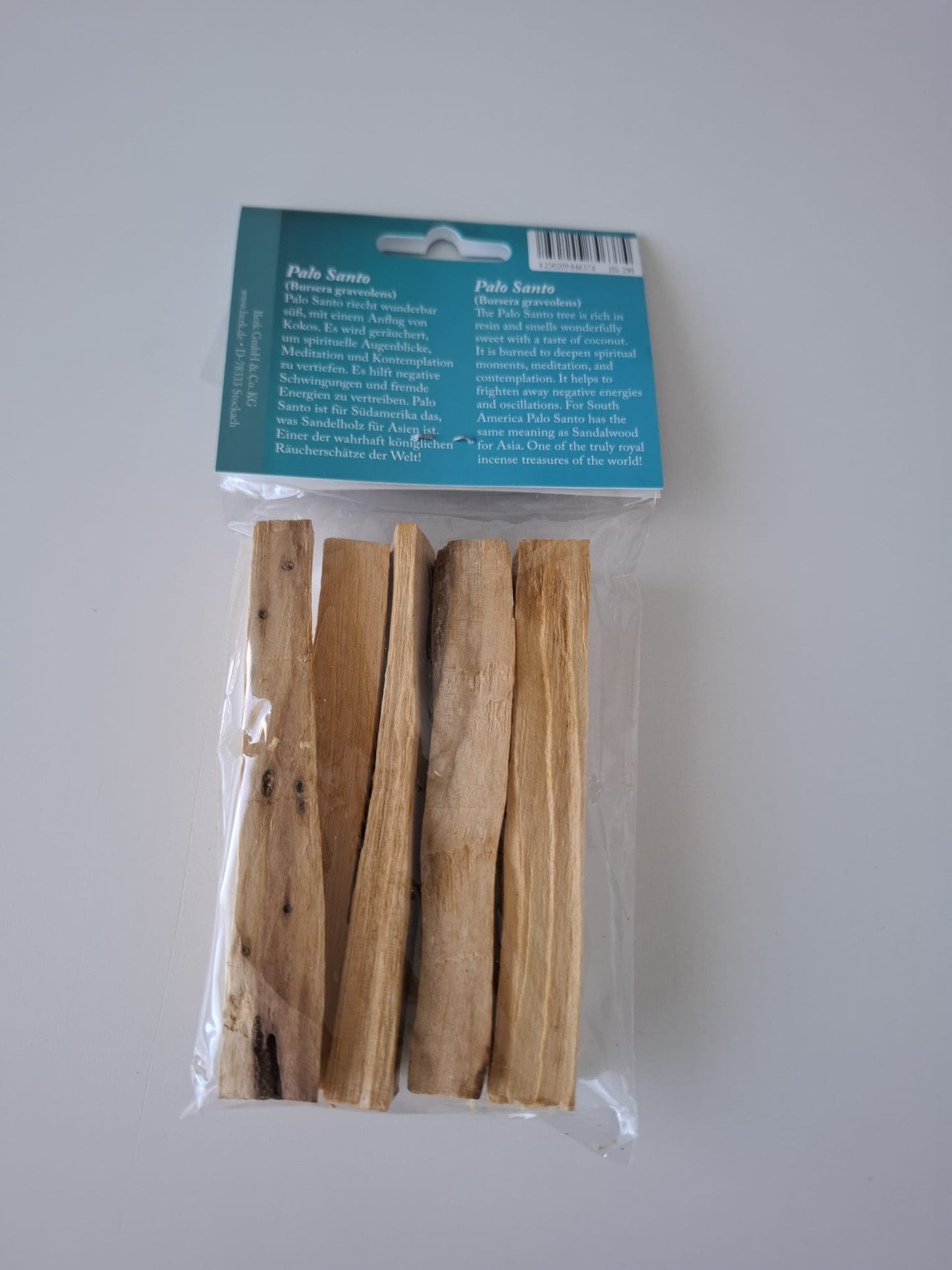 Palo Santo Holzstäbe, 5 Stück (Entspannung / Meditation)