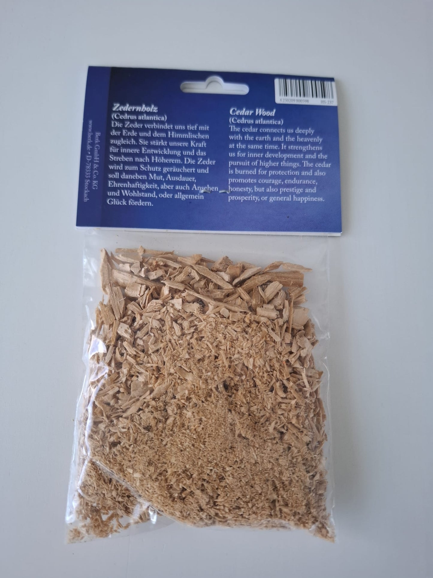 Räucherwerk Zedernholz 25 g (Schutz / Glück)