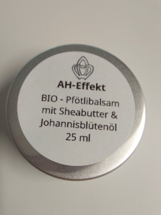 BIO-Pfötlibalsam mit Sheabutter & Johannisblütenöl 25ml