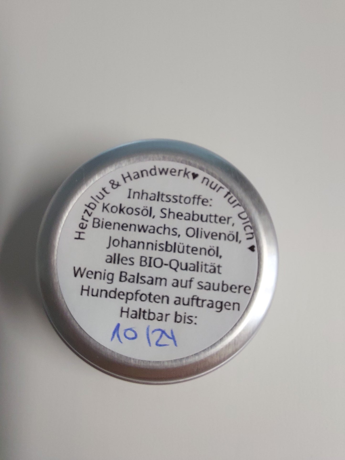 BIO-Pfötlibalsam mit Sheabutter & Johannisblütenöl 15ml