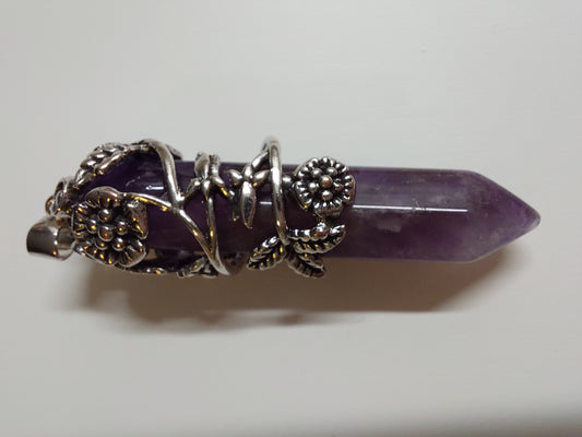 Pendel mit Ranke violett (Amethyst)