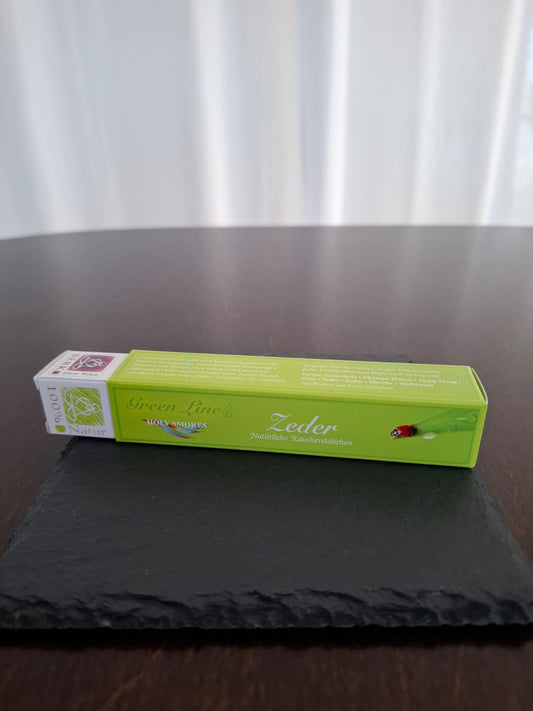 Räucherstäbli "Zeder" Green Line von Holy Smokes 10g