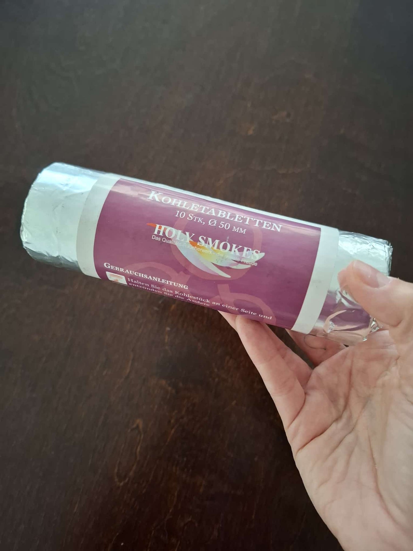 Räucherkohle Kohletabletten 5 cm, 1 Rolle
