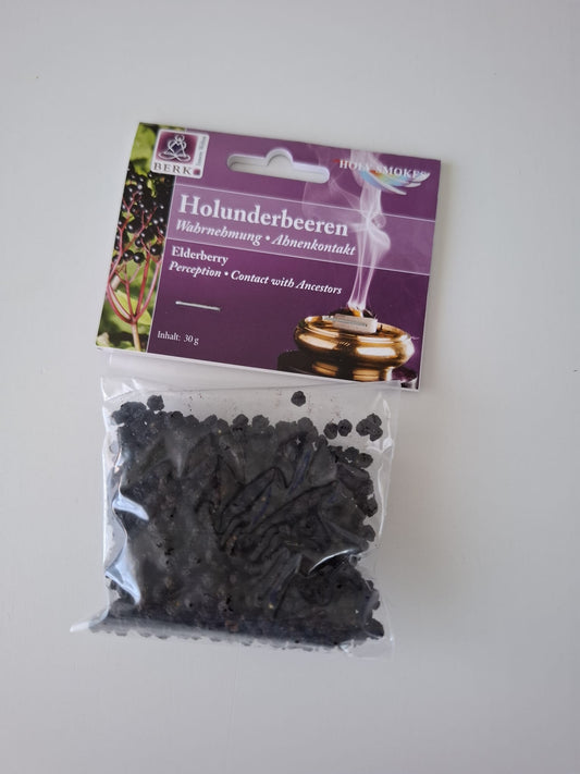 Räucherwerk Holunderbeeren 30 g (Wahrnehmung / Ahnenkontakt)