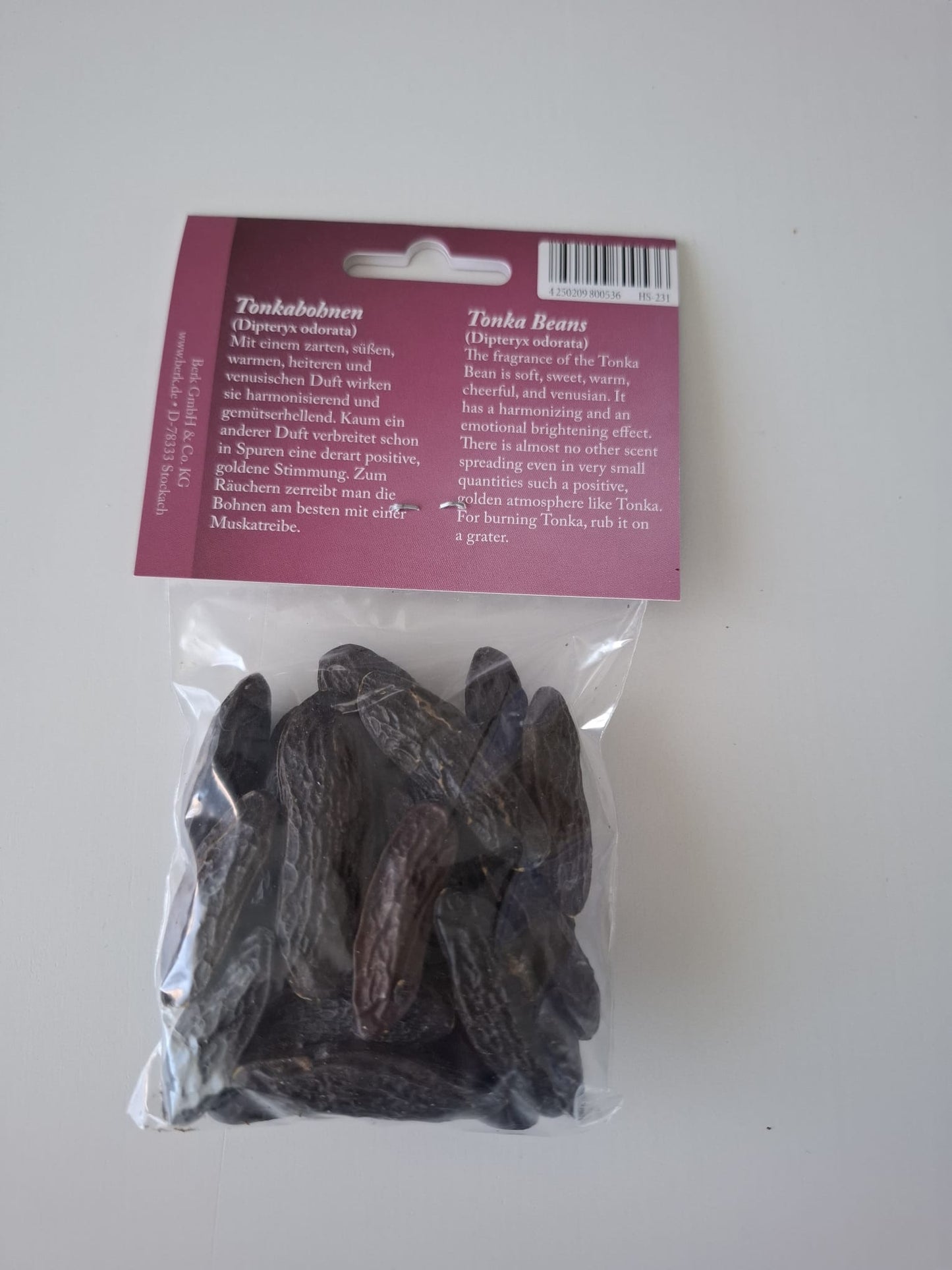 Räucherwerk Tonkabohnen 50 g (Liebe / Glück)
