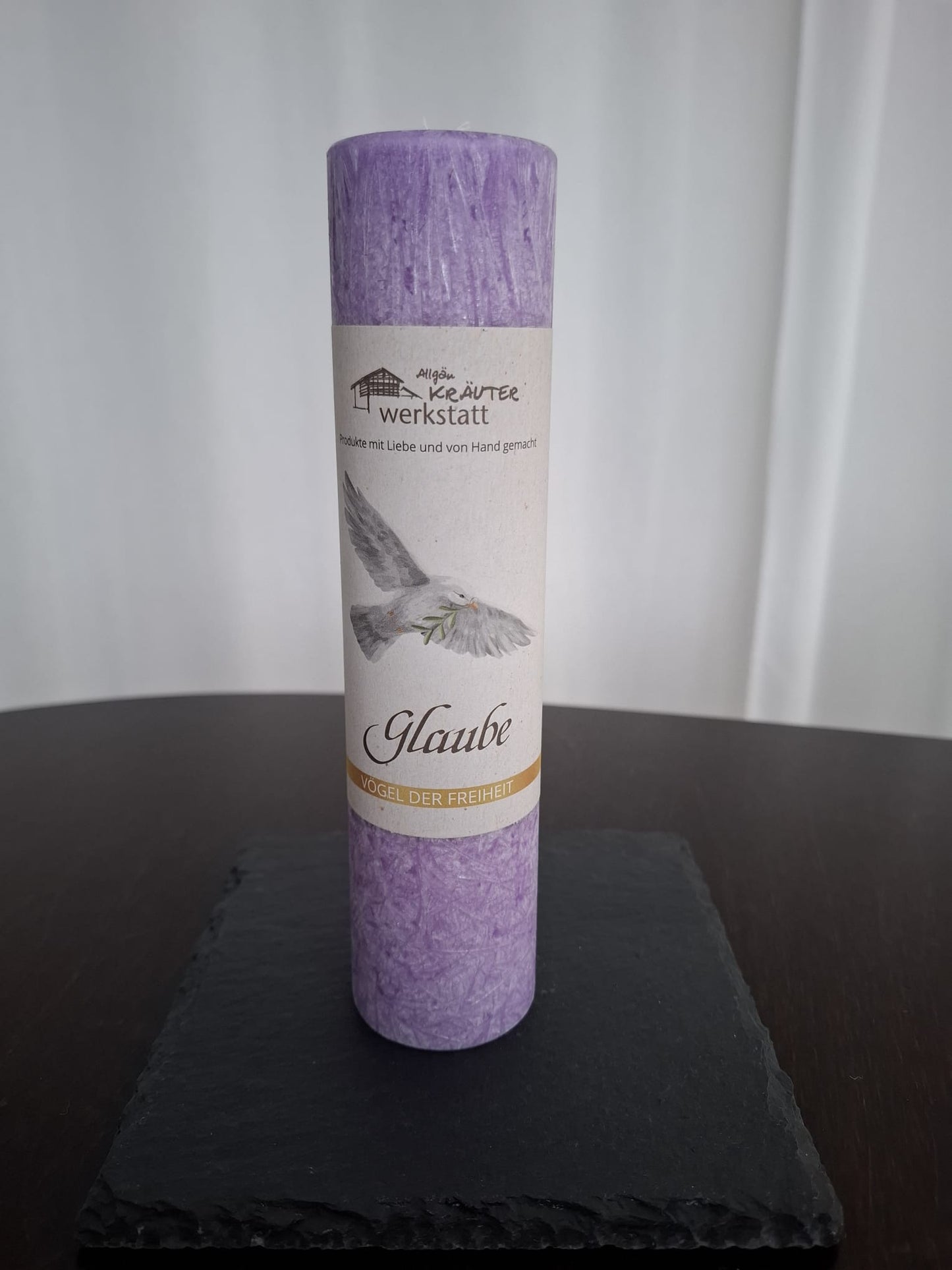 Allgäuer Heilkräuter-Kerze Glaube
