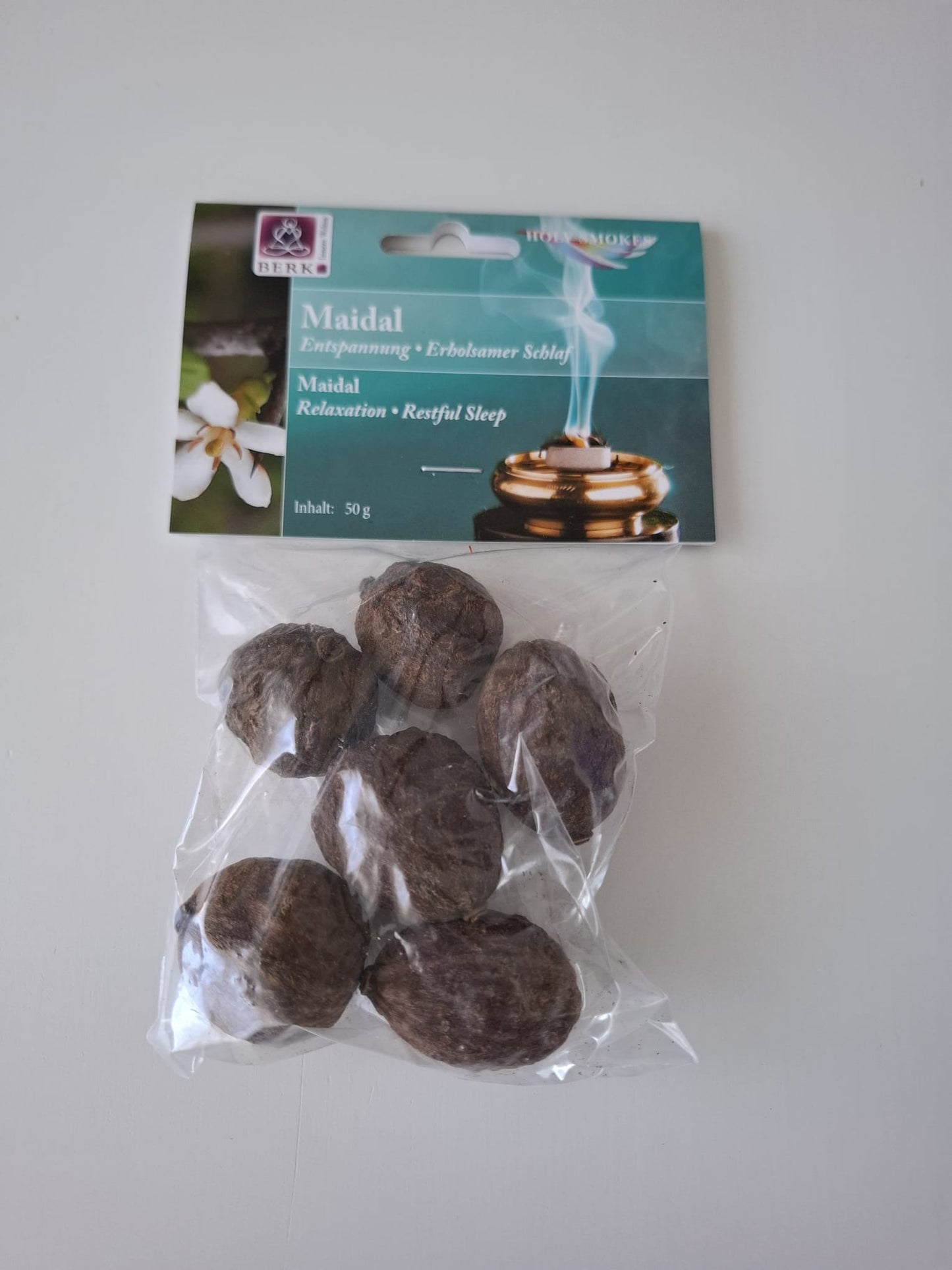 Räucherwerk Maidal-Nüsse 50 g (Entspannung / erholsamer Schlaf)