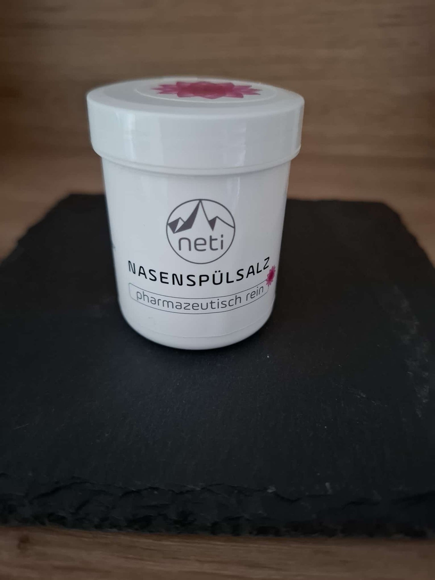 Neti Salzdose mit 70 gr Nasenspülsalz und Messlöffel