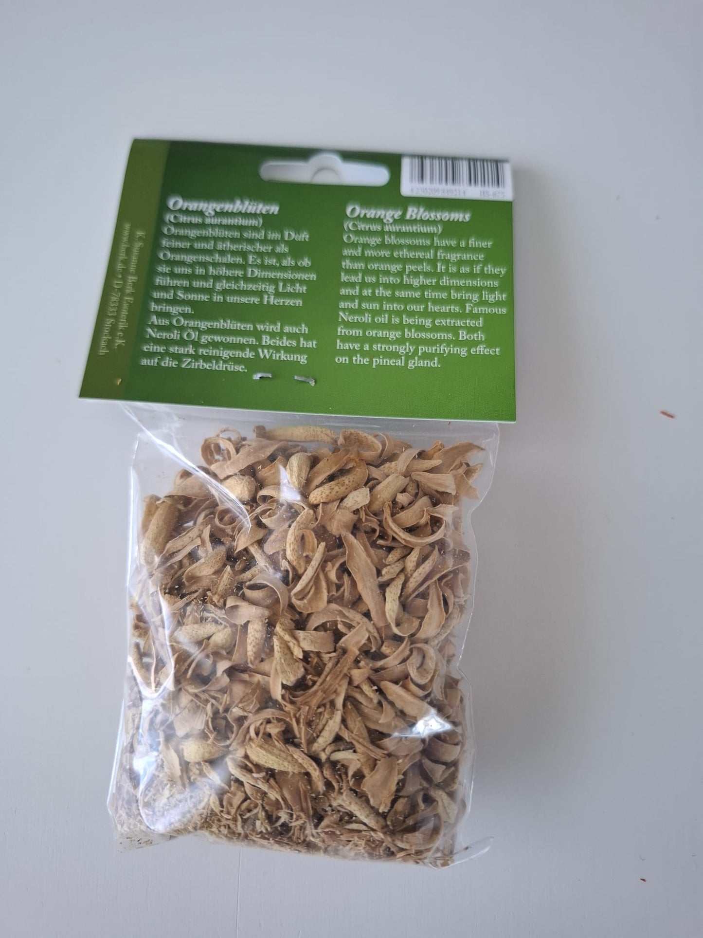 Räucherwerk Orangenblütenblätter 15 g (Reinigung 3. Auge / Klärung)