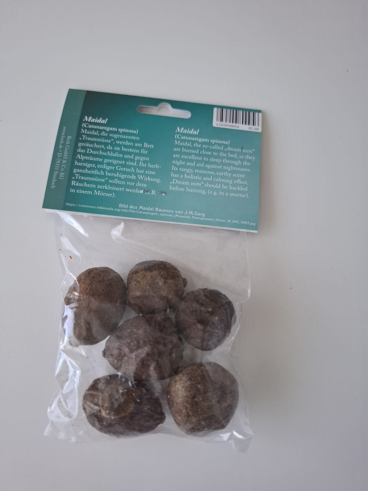 Räucherwerk Maidal-Nüsse 50 g (Entspannung / erholsamer Schlaf)