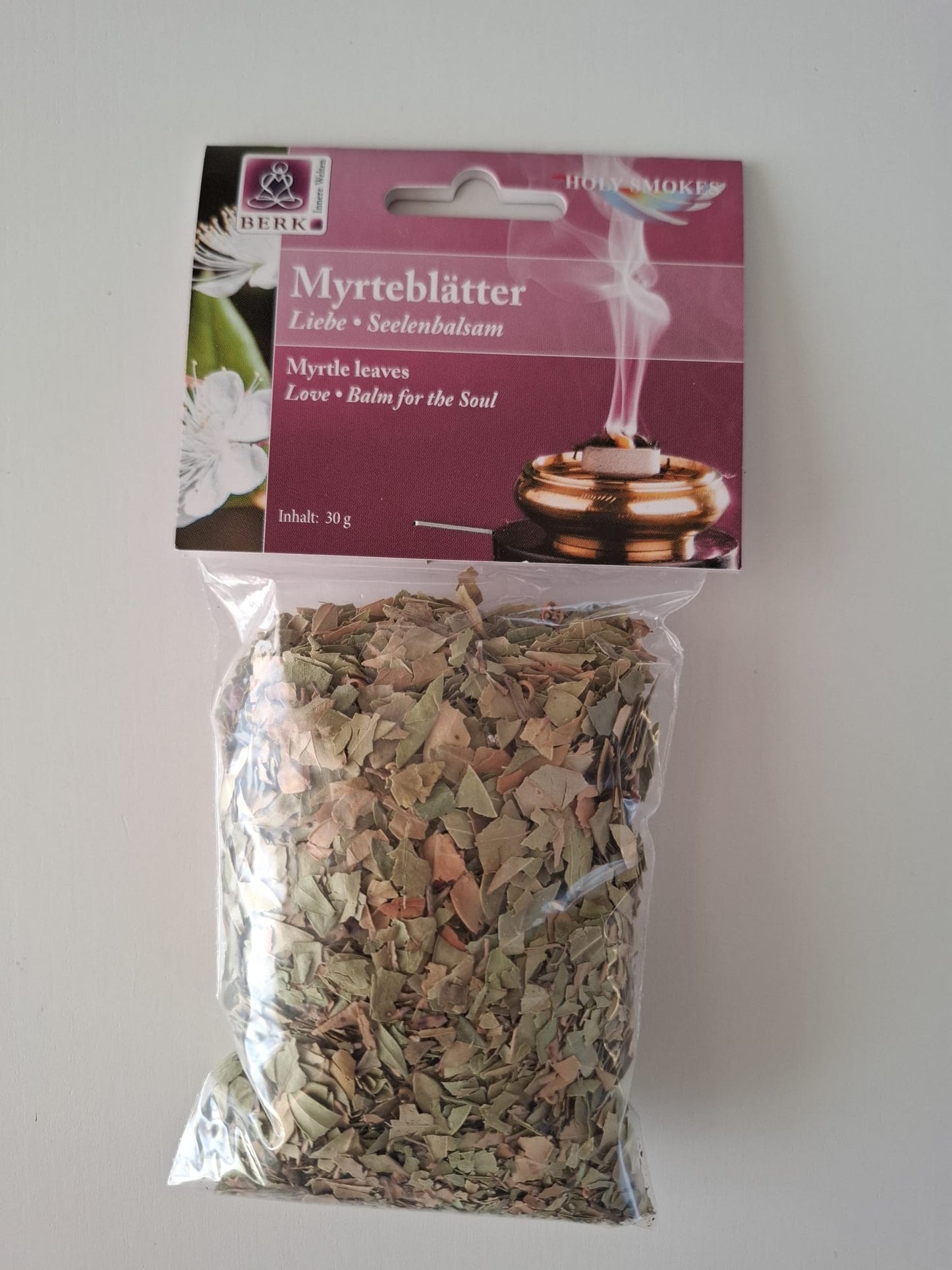 Räucherwerk Myrteblätter 30 g (Liebe / Seelenbalsam)