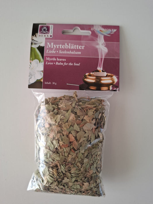Räucherwerk Myrteblätter 30 g (Liebe / Seelenbalsam)