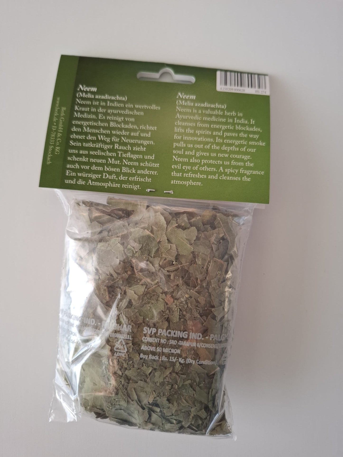 Räucherwerk Neemblätter 25 g (Reinigung / Schutz)