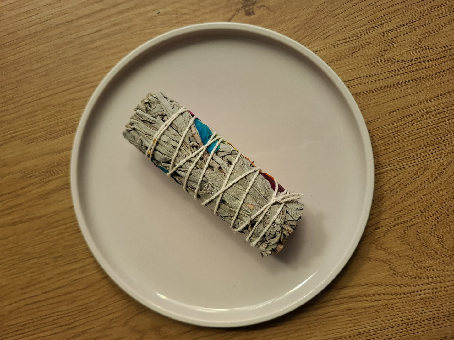 Chakra-Smudge Stick mit Rosenblüten, ca. 30 g