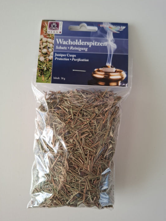 Räucherwerk Wacholderspitzen 50 g (Schutz / Reinigung)