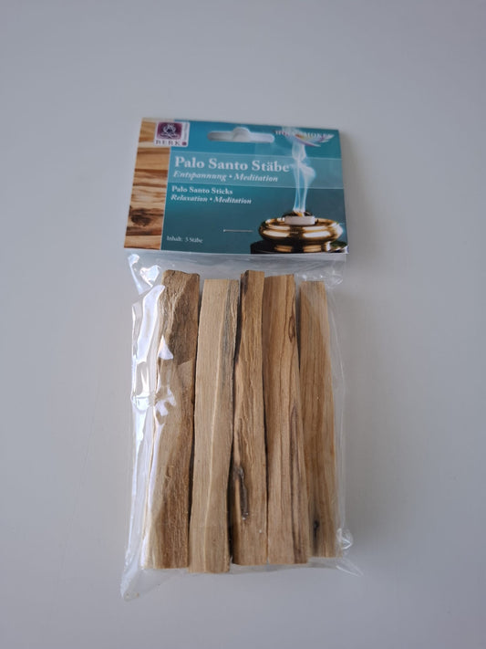 Palo Santo Holzstäbe, 5 Stück (Entspannung / Meditation)