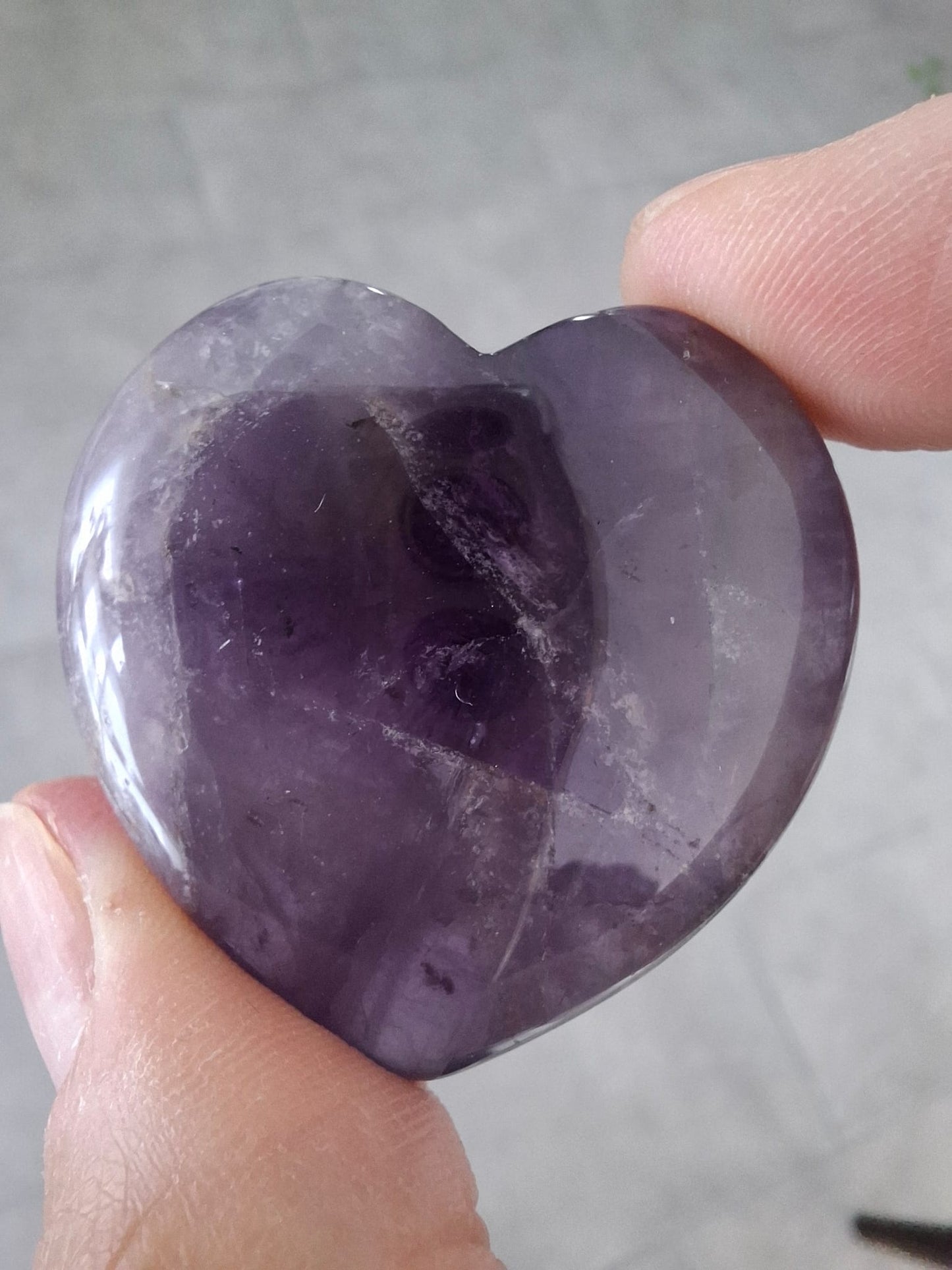 Mineralien-Herz 35mm Amethyst