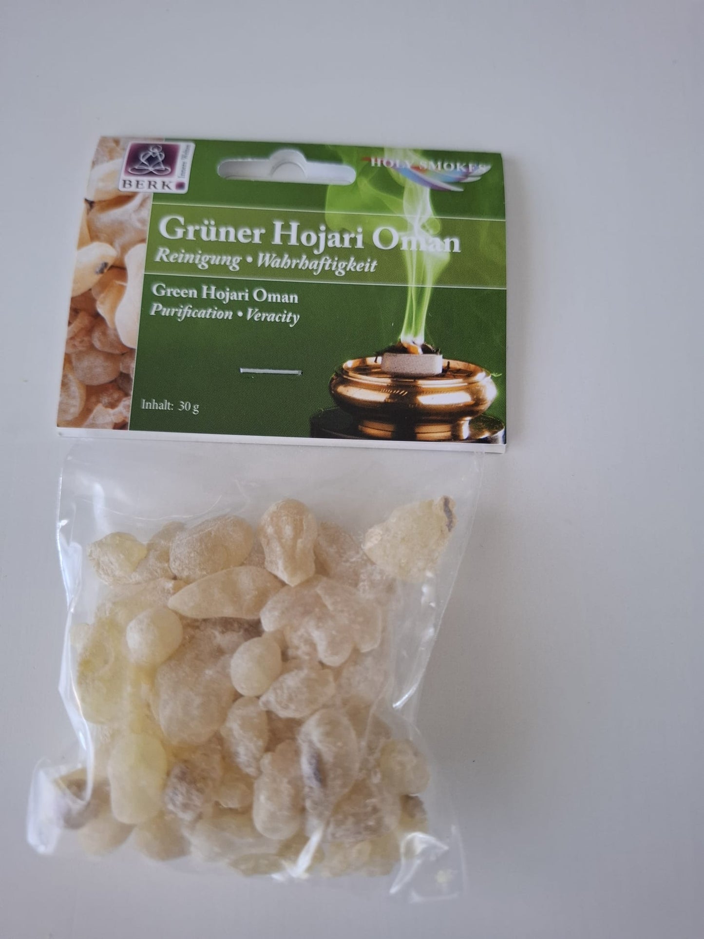 Räucherwerk Grüner Hojari Oman 30 g (Reinigung / Wahrhaftigkeit)