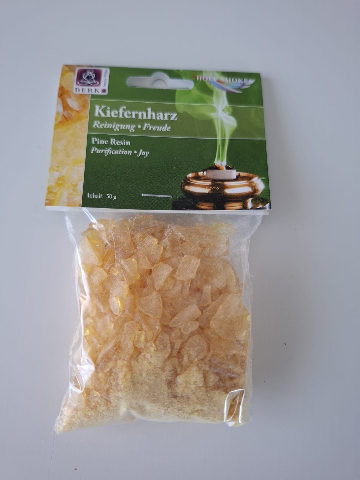 Kiefernharz - Räucherwerk 50g (Reinigung / Freude)