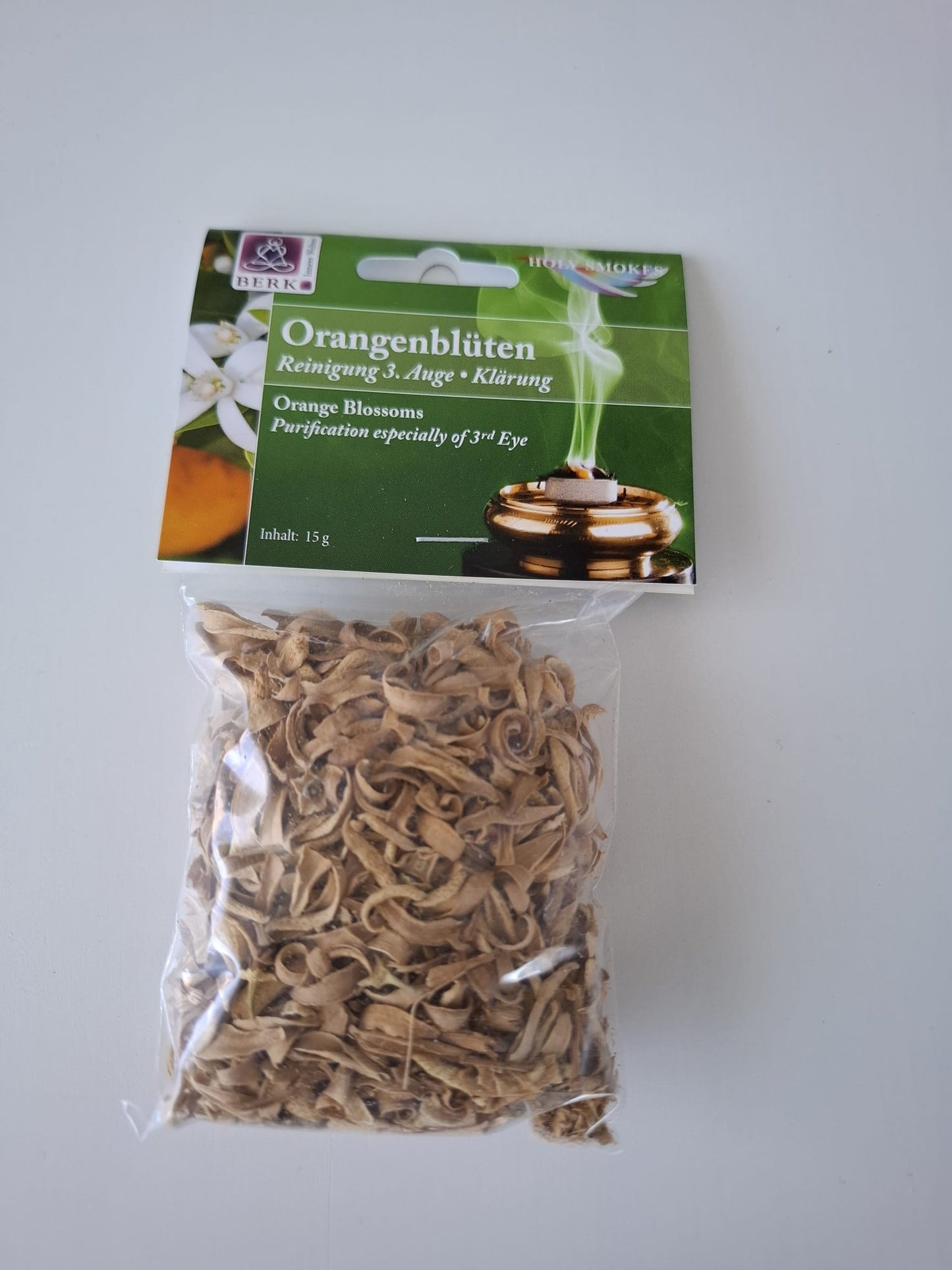 Räucherwerk Orangenblütenblätter 15 g (Reinigung 3. Auge / Klärung)