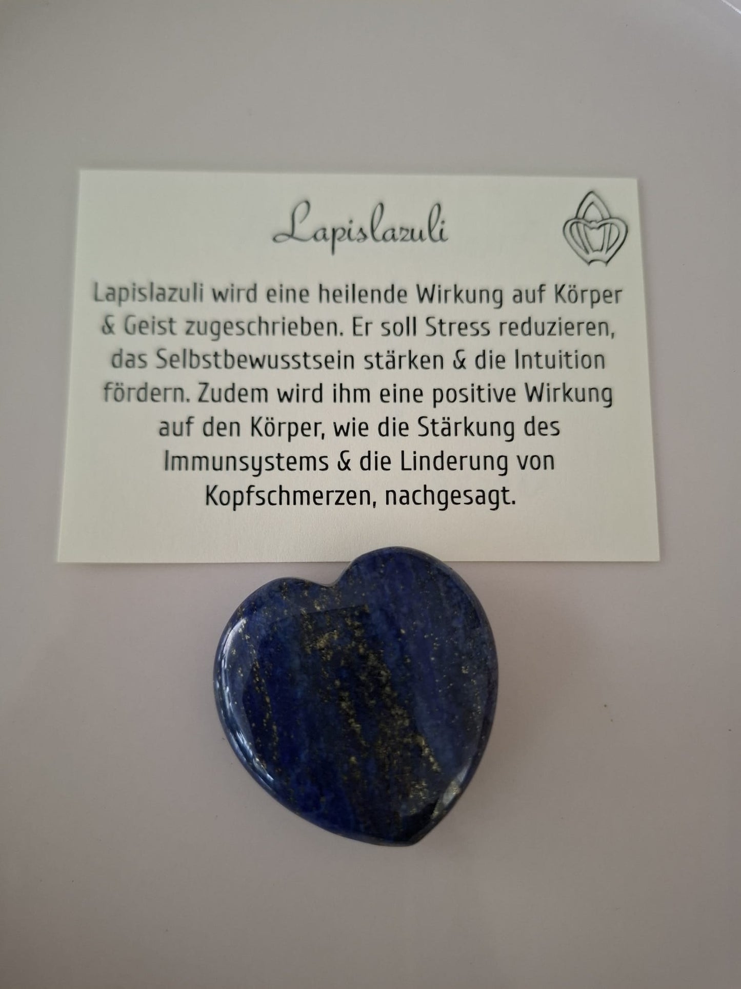 Mineralien-Herz 35mm Lapis Lazuli